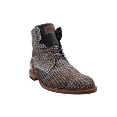 Afbeelding van Floris van Bommel CREPI 05.14 Heren sneakersHeren veterschoenVrije tijd half hoog Kleur: Grijs Maat: 42.5