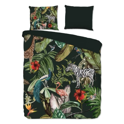 Afbeelding van Pure Dekbedovertrek &quot;jungle print&quot; Multi (240x200/220 cm) Microfiber