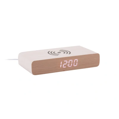 Afbeelding van Karlsson Wekker Retro Flat LED Wit