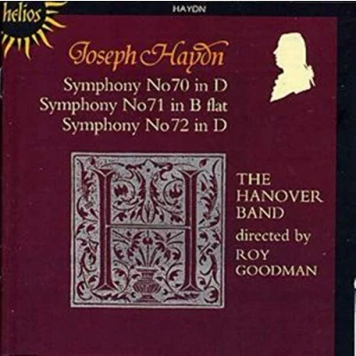 Afbeelding van The Hanover Band, Roy Goodman Haydn: Sinfonien 70,71,72 (CD)