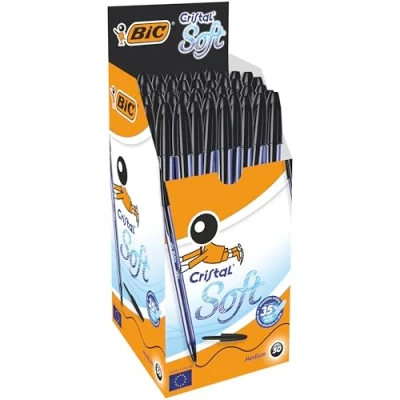 Afbeelding van Pen Bic Cristal Soft 1 2 mm 50 Onderdelen