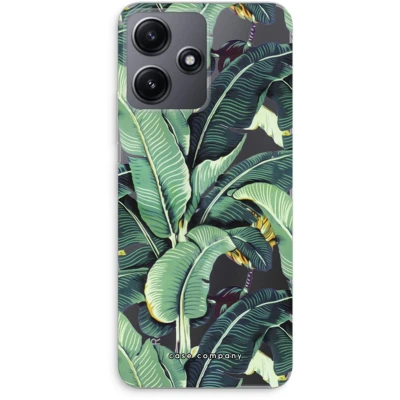 Afbeelding van Case Company® hoesje geschikt voor Xiaomi Redmi 12 Bananenbladeren Soft Cover Telefoonhoesje Bescherming aan alle Kanten en Schermrand