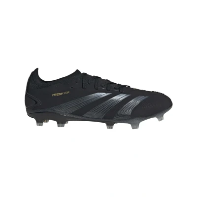 Afbeelding van adidas Performance Predator PRO FIRM Ground Voetbalschoenen met kunststof noppen, Heren, Maat: 41 1/3, Core black/gold metallic Textiel/ synthetisch