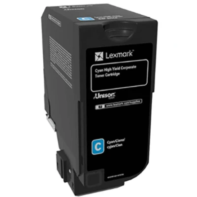 Afbeelding van Lexmark 84C2HC0 Toner Cyaan Hoge capaciteit