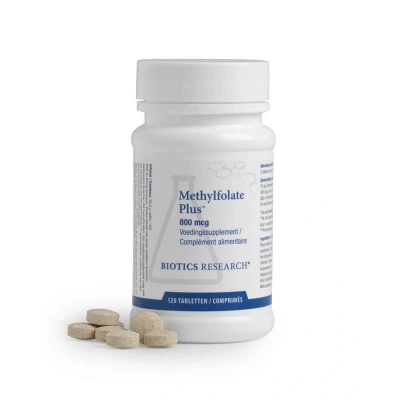 Afbeelding van Biotics Methylfolate plus 800 mcg 120 tabletten