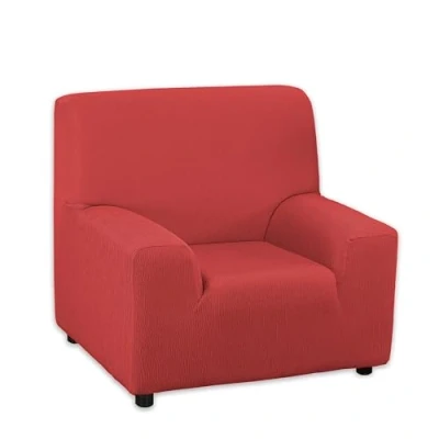 Afbeelding van Martina Home Emilia elastische bankovertrek, 1 zits, rood