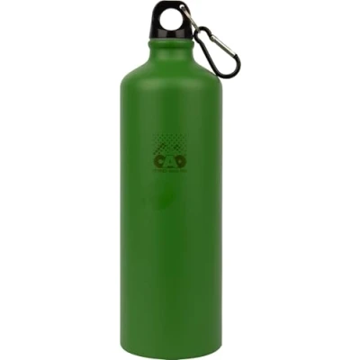 Image de C.A.O. Gourde POP 1 litre en Aluminium Couleur Vert Hauteur 27 cm Diamètre ø 8