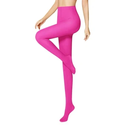 Afbeelding van Libella Kleurrijke damespanty 80 denier ondoorzichtig microvezel in klassieke en trendy kleuren 27227, Roze