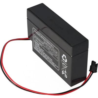 Afbeelding van Multipower MP0.8 12H loodzuuraccu met Molex 43025 200 connector zwart, batterij voor Solar Rollomatic DFR 2000 nr. 1 / Solar, Vision CP1208