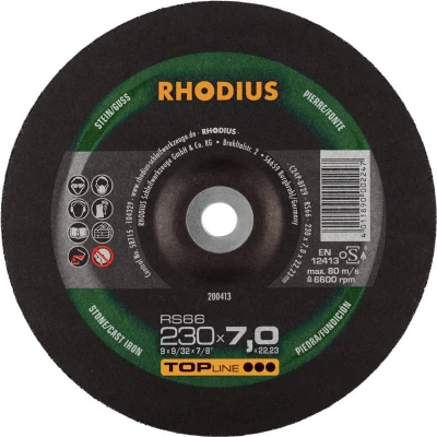 Afbeelding van Rhodius 200413 RS66 Afbraamschijf Steen, Gegoten 10 stuk(s)