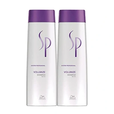 Afbeelding van Wella SP Volumize shampoo 250 ml Normale vrouwen Voor Alle haartypes