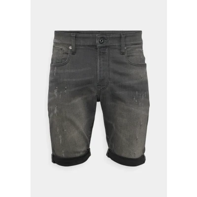 Afbeelding van G Star 3301 Slim Jeansshort, Heren, Maat: 28, Slander grey superstretch