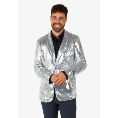 Afbeelding van Suitmeister Blazer, Heren, Maat: XL, Silver
