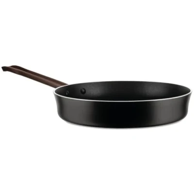 Afbeelding van Alessi EDO koekenpan met lange steel van staal, bruin, Ø 24