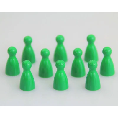 Afbeelding van Pionnen Groen 100 stuks