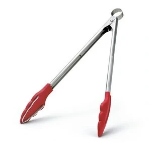 Afbeelding van Cuisipro Serveertang Met Tandjes (met Silicone) Rood 30 Cm