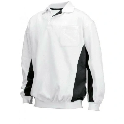 Afbeelding van Tricorp Polosweater Wit Donkergrijs Maat 3XL