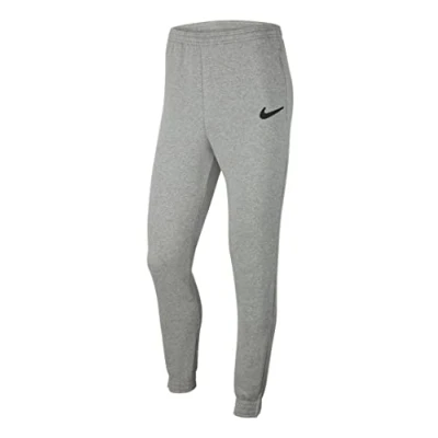 Afbeelding van Nike Performance M NK FLC PARK20 PANT KP Trainingsbroek, Heren, Maat: Medium, Dark grey heather / black