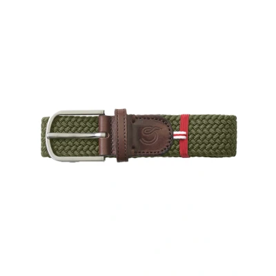 Afbeelding van La Boucle Originale Casual Riem Heren Donkergroen uni
