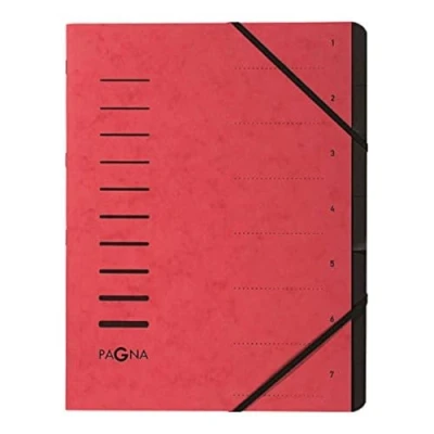 Image de PAGNA Trieur &#039;Sorting File&#039;, 7 compartiments, rouge