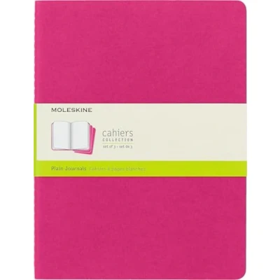 Image de Cahier blanc xl kinetic rose set de 3