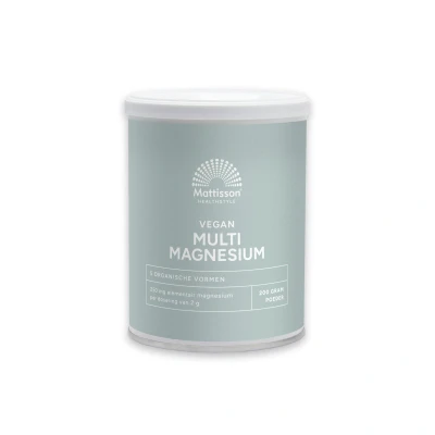Afbeelding van Mattisson Multi Magnesium 250 mg complex 200 gram