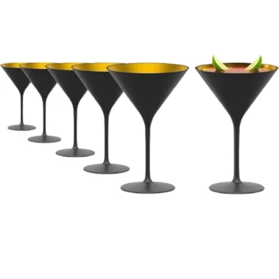 Afbeelding van Stölzle Lausitz Grandezza Martini cocktailglazen, kristalglas, 6 240 ml