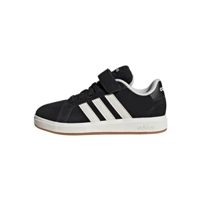 Image de adidas Mixte enfant GRAND COURT 00s SHOES CHILDREN, Core Black/Off White/Gum, 28 EU
