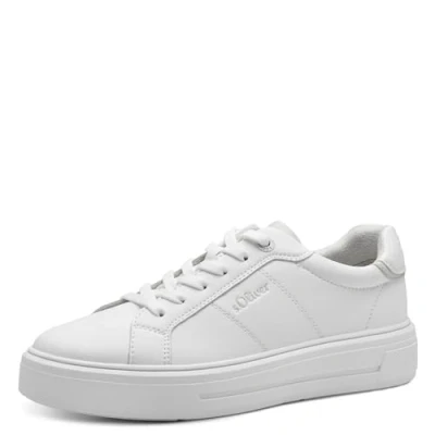 Afbeelding van s.Oliver Sneakers laag, Dames, Maat: 38, White Kunststof