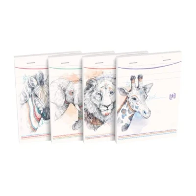 Afbeelding van Oxford Notitieblok, boho, spirit, A6, gelinieerd, 6 mm, 160 pagina&#039;s, geniet, omslag, verschillende decoraties, 10 stuks
