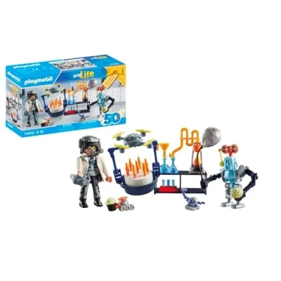 Afbeelding van PLAYMOBIL My Life Onderzoekers met Robots 71450