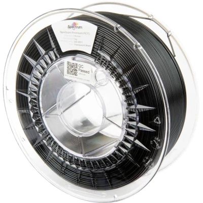 Afbeelding van Spectrum Filaments 80473 PET g Premium Filament PETG Chemisch bestendig, Slagvast 1.75 mm 1000 Transparant, Zwart 1 stuk(s)