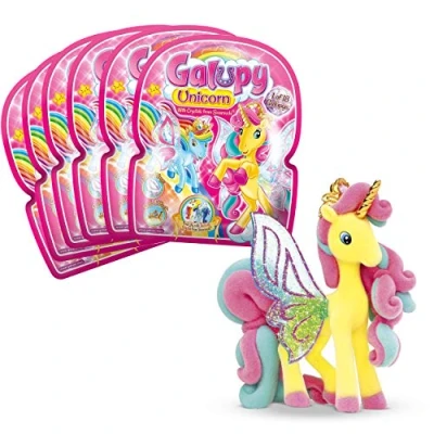 Afbeelding van CRAZE GALUPY 27752 eenhoornfiguren, 6 stuks, cadeaus voor meisjes, eenhoorn, 18 verschillende eenhoorn personages om te verzamelen