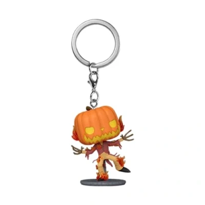 Afbeelding van Funko, Sleutelhanger, NBX &quot;30ème Anniv.&quot; Pocket Pop Sleutelhangers Pompoenkoning, Veelkleurig