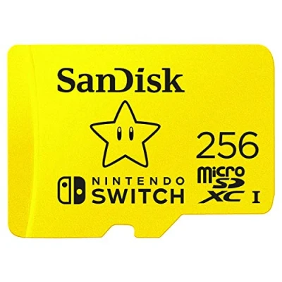 Image de Sandisk Carte Mémoire Microsd Nintendo Switch Extreme 256 Gb (sdsqxao 256g gnczn)