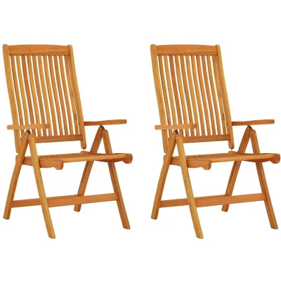 Afbeelding van Tuinstoelen Inklapbaar Massief Eucalyptushout