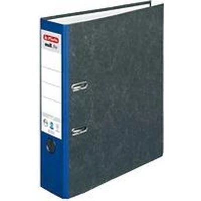 Afbeelding van Herlitz Ordner maX.file nature A4 8cm blauw gewolkt