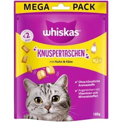 Afbeelding van 180g Temptations Kip &amp; Kaas Whiskas Kattensnacks