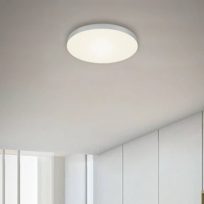 Afbeelding van Briloner Leuchten FLAME LED opbouwarmatuur frameloos metaal kunststof zilver 21W 3000K Ø 28,7cm