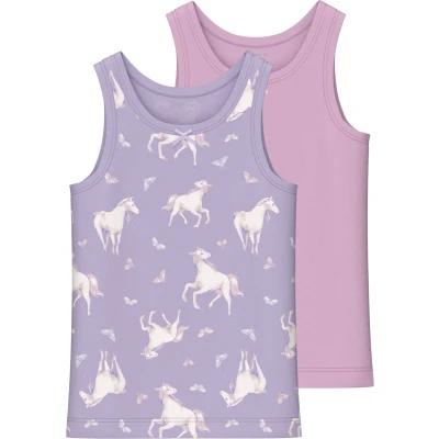 Afbeelding van Name it Nmftank Horse 2 PACK Hemd voor kinderen, Maat: 98, Pastel lilac