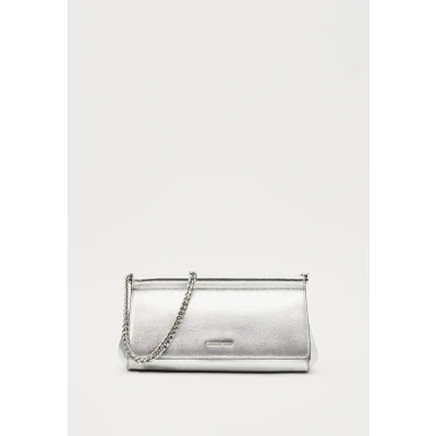 Afbeelding van Michael Kors Carmine Clutch, Dames, Maat: One Size, Silver