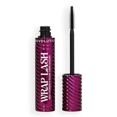 Image de Revolution, Mascara Tubing Wrap Lash, Anti Bavure et Résistant à l&#039;Eau pour Longueur Volume, Végan Non Testé sur les Animaux, Bordeaux, 8,5 ml