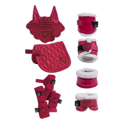 Image de HKM Câlin Poney Riding Ensemble de Démarrage Rouge