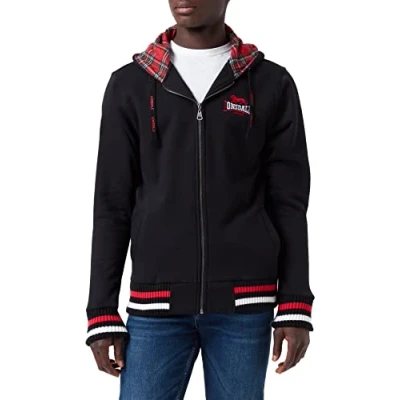 Afbeelding van LONSDALE Lancaster Sweatshirt Met Volledige Rits Heren Black XXL