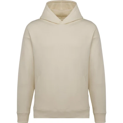 Afbeelding van Native Spirit Ecologische uniseks oversized sweater met capuchon NS441 Ivory