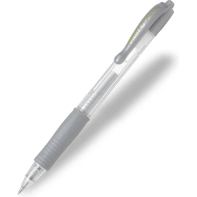 Afbeelding van Pilot G 2 Metallic Zilver medium 0.7mm 1 stuks