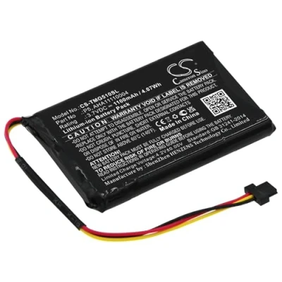 Afbeelding van GPS batterij voor TomTom Go 510 4FA50 GB 520 WIFI past AHA11110004 P5 P6 Navigator (Li Ion, 3,70 V, 1100 mAh / 4,07 Wh)