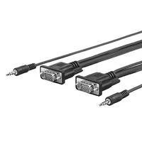 Afbeelding van Vivolink PROVGAMCS4.6 video kabel adapter 4,6 m VGA (D Sub) + 3.5mm Zwart