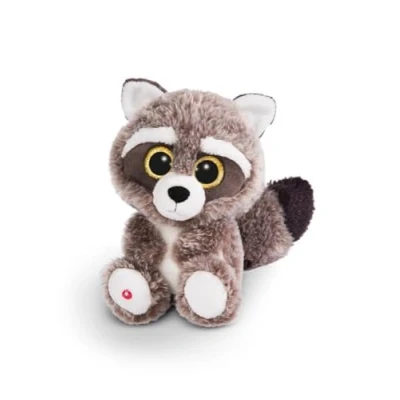 Afbeelding van Nici Knuffelwasbeer Glubschis Clooney Junior 25 Cm Grijs/wit