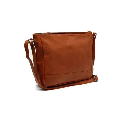 Afbeelding van The Chesterfield Brand Leren Schoudertas Cognac Weimar